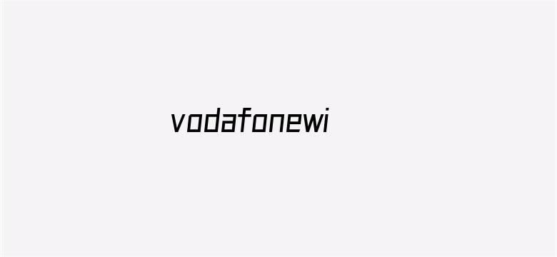 >vodafonewifi性横幅海报图