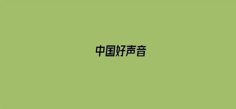 中国好声音