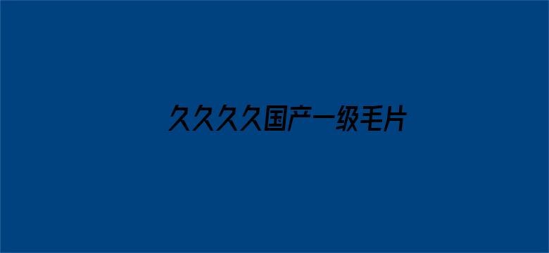 >久久久久国产一级毛片高清版横幅海报图