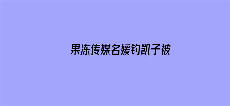 >果冻传媒名媛钓凯子被识破演员横幅海报图