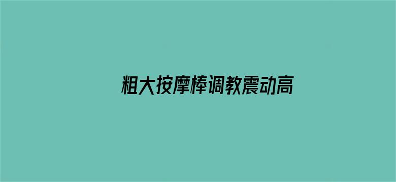 >粗大按摩棒调教震动高H横幅海报图