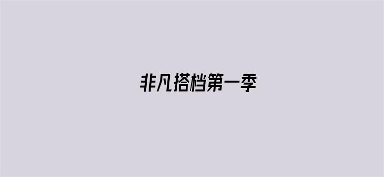 非凡搭档第一季